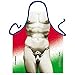 Italienische Schürze - David von Michelangelo - Tricolore Kochschürze - Urkunde