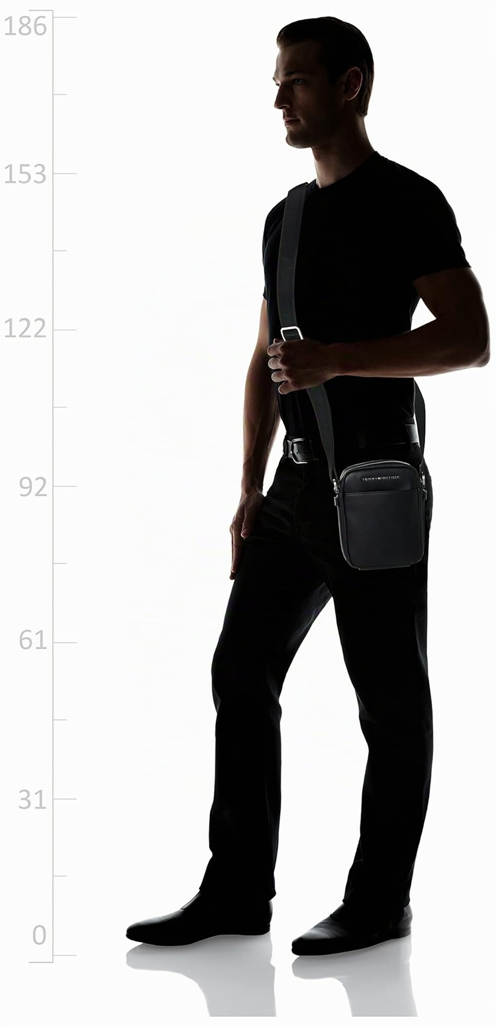 Tommy Hilfiger Sac à Bandoulière Homme TH City Mini Reporter Petit