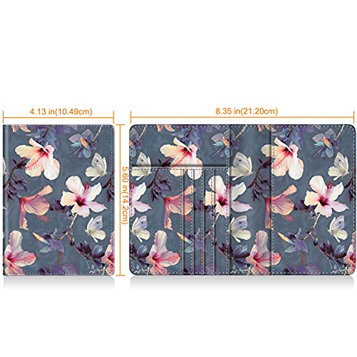 Image of FINTIE Passport Holder, Slim Travel Wallet RFID Blocking Card Case Cover Passport Cover Protector Essentials with Credit Card Slots for Women /Men | Slim