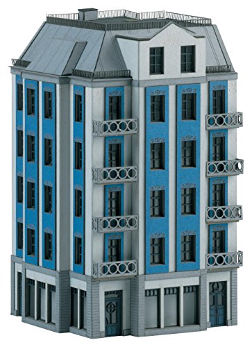 Maison d'angle Minitrix 66308 Kit de Construction à assembler style Art Nouveau
