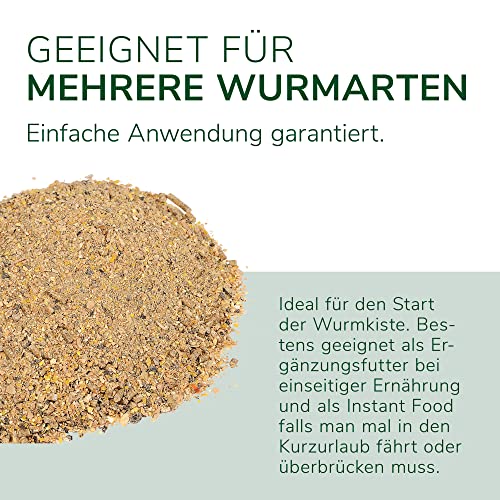 Natursache Worm Treat 2 kg I Natürlicher Appetitanreger für alle Wurmarten I Für EIN perfektes Wurmfutter in Wurmkiste, Wurmfarm, Wurmkomposter etc.