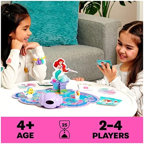 Disney Princess, Charming Sea Adventure Board Game Little Mermaid Toys Featuring Ariel & Friends Fun Game for Family Game Night, for Kids Ages 4 and up 2 51NdyQC5EdL. AC