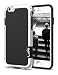 iPhone 6s / 6 Case, LoHi Rubber Silicone Rugged Heavy Duty Protection Hybrid Cover Shock-Absorption Anti-Scratch Stylish Bumper Case - Black