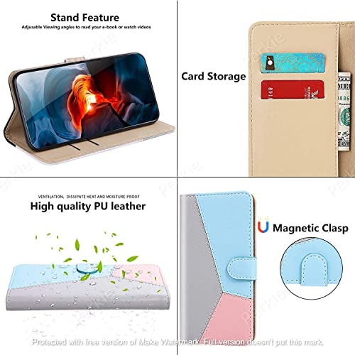 Image of Perkie Candy Series for Motorola Moto G54 5G Magnetic Wallet Case Flip Cover (Soft Tricolor)