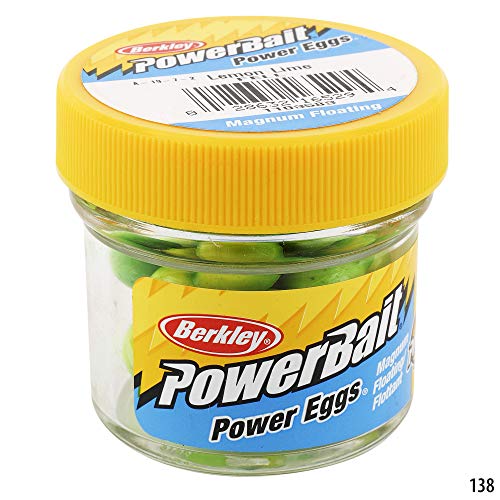 Berkley Powerbait Power Eggs Floating Magnum Fishing Soft Bait, Bubblegum - Original Scent, .5 Oz Small Jar #TOP2
