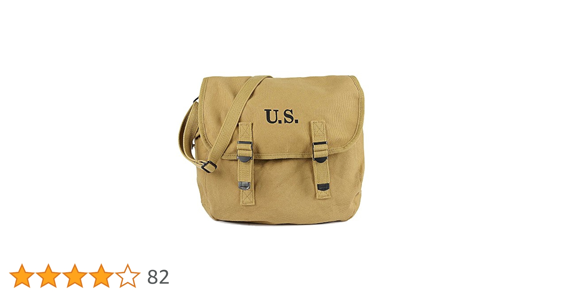Amazon | SMONT WW2 US Army M1936 メッセンジャーバッグ 軽量