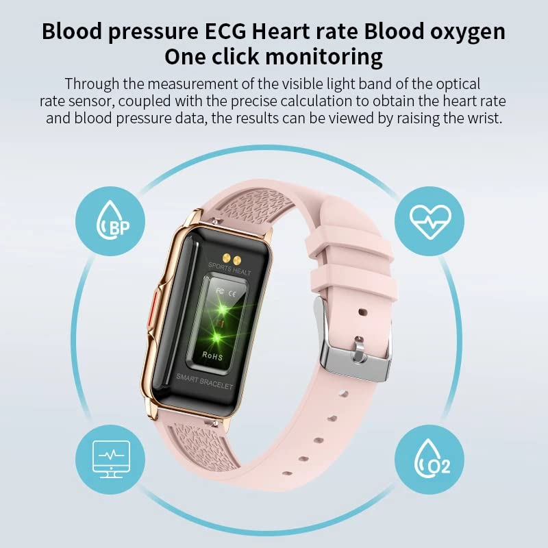 Smartwatch Dames 1,47 Inch - IP68 Waterdicht Fitnesstracker Met Hartslag En SpO2