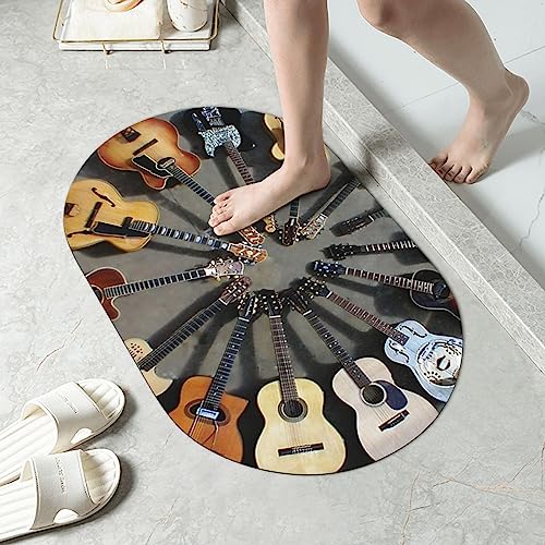 Tapis de bain diatomée pour studio musique et bureau