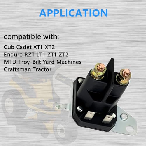 Relé de solenoide de arranque modelo 725-06153A compatible con Cub Cadet XT1 XT2 miniatura 2