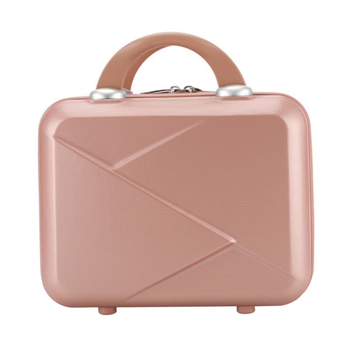 WOFASHPURET Portable Makeup Travel Case Cosmetic Holder Stylish Suitcase for Women Durable Lightweight Design for Toiletries and Makeup Organization