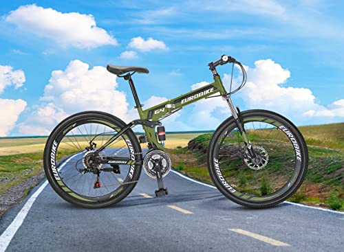 EUROBIKE Adult Folding Mountain Bike HY G4/G6 Foldable