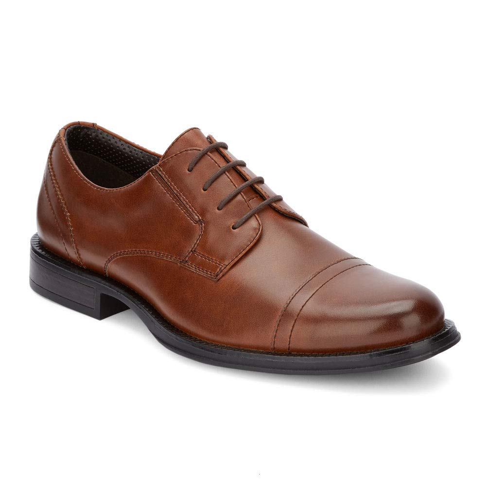 Mens Garfield Dress Cap Toe Oxford Shoe - Wide Widths Available