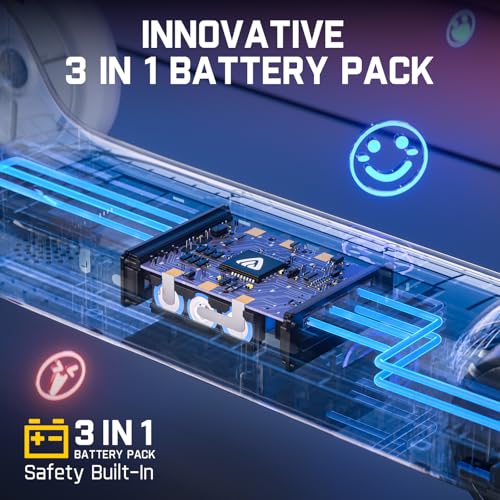 image for FanttikRide K9 Pro 3 Wheel Electric Scooter for Kids 3-6, Adjustable H