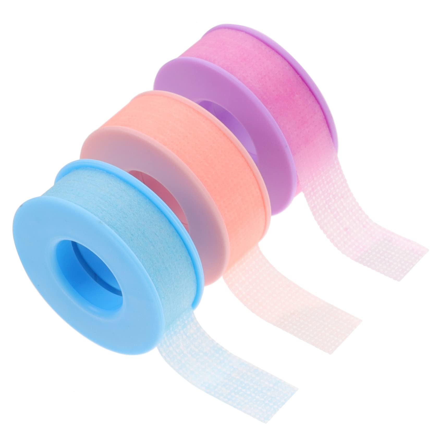 12rollos Cinta Adhesiva Para Extensiones De Pestañas De Transpirable Cortable y Para Uso Profesional y Personal Belleza De Pestañas Morado