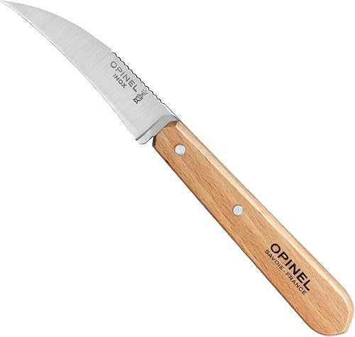 Miniatura 40 de Opinel Les Essentials - Juego de cuchillos de cocina pequeños de 4 piezas, cuchillo de pelar, cuchillo dentado, pelador, cuchillo para verduras, 50S