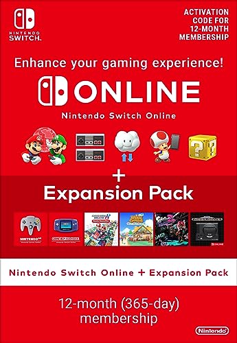 Nintendo Switch Online + Expansion Pack (Individual Membership) - Standard | Nintendo Switch - Download Code