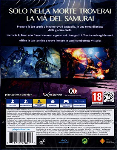 Sony Nioh Ps Hits Standard Inglese Ita Playstation 4 - vue 3