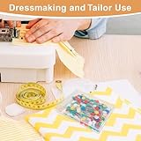 Ouligay 200 PCS Flat Head Sewing Pins Straight Quilting Pins for Dressmaker Craft, Fabric, DIY Projects and Jewelry Decoration Multicolor - Image 7