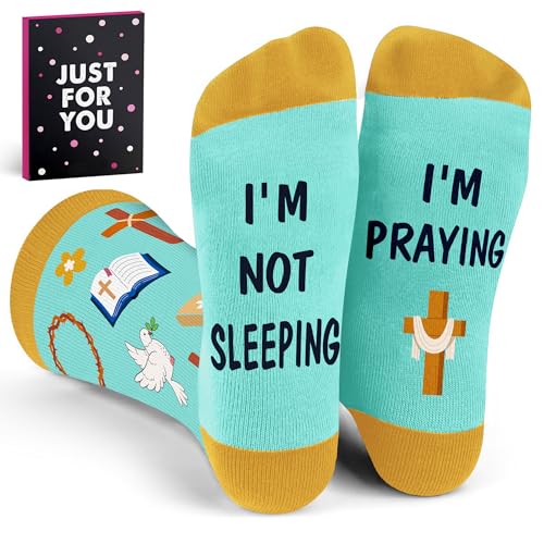 VICRAZY Christian Gifts for Women - Faith-Themed Socks, Perfect Pastor