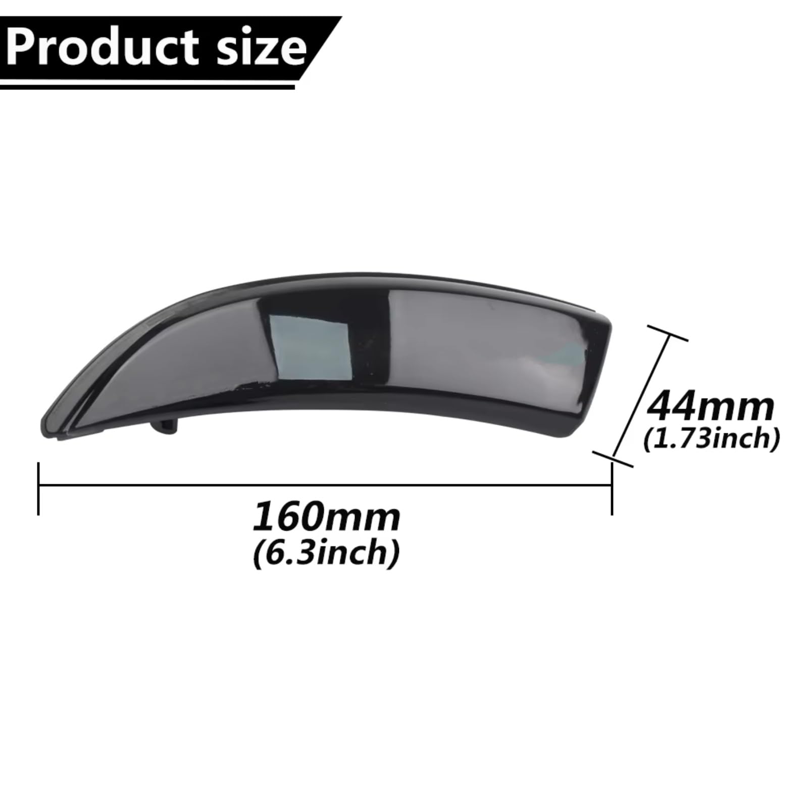 Indicatore di direzione Compatibile Con Ford Per B-Max 2008-2014 2015 2016 2017 Indicatore Di Direzione Laterale Specchietto Retrovisore Sequenziale 8A6113B381AE