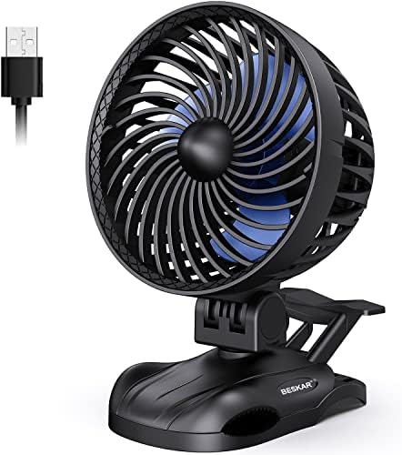 Fan - 5000mAh Battery Rechargeable 