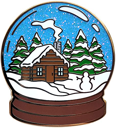 Pin's en émail boule à neige Pinsanity, l'accessoire idéal pour vos vestes cet hiver