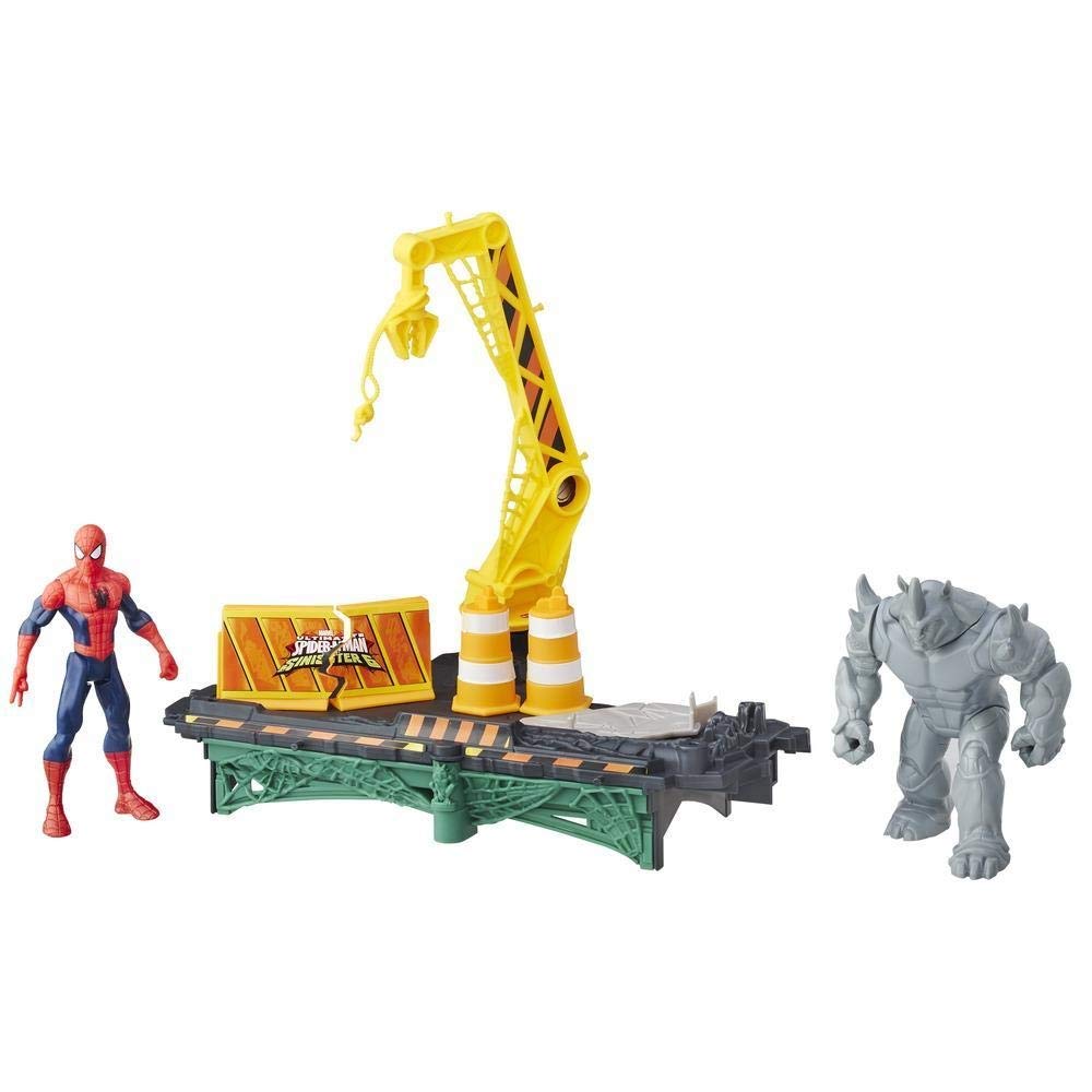 Spiderman - Set Spider-Man, Web City Rhino Playset