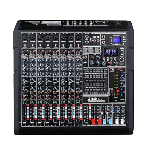 Mixeur audio TX Z-BOK TF-10 à 10 canaux pour mixage de scène
