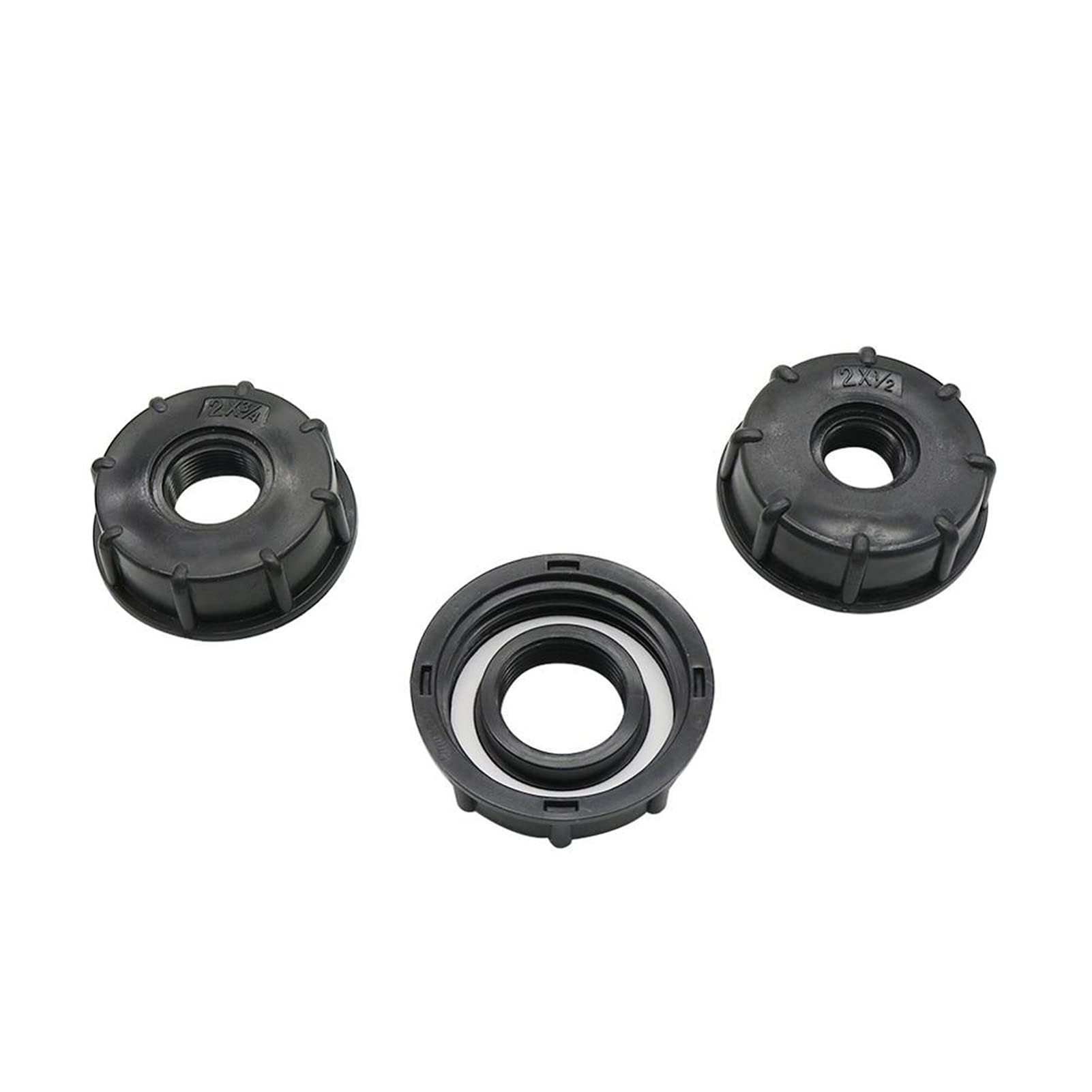 Adaptateur IBC 60mm résistant aux fuites pour réparer la vanne d'un réservoir d'eau extérieur