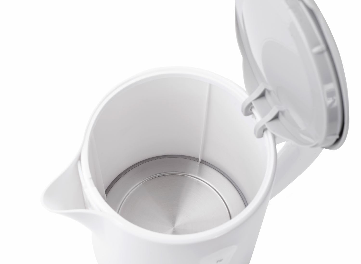 Adler AD 1244 Bollitore elettrico 2.5 L, Bianco / Grigio