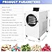 LABFENG -60℃ Freeze Dryer for Home & Commercial Use, 4 Large Stainless Steel Trays, 0.46㎡ Drying Area, Fast Efficient Drying for Meat, Fruits, Pet Food