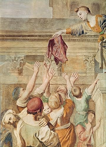 Impression d'affiches Sainte Cécile par Domenichino Toile 60x90cm