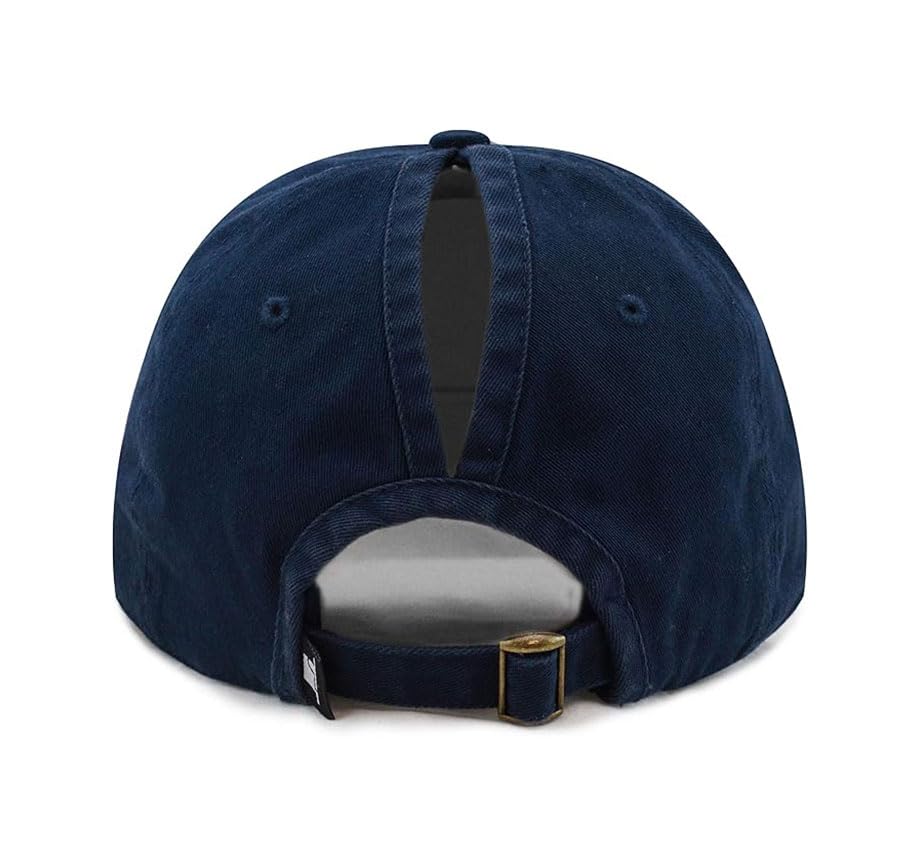 Image of Cotton Baseball Cap Dad Hat - Washed Low Profile Adjustable Hat for Men Women Casual Outdoor Running Golf