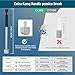 YINGMORE 2026 New Pumice Toilet Cleaner 17inch with Handle - Toilet, Pool & Tub Hard Water Stain Remover (1handle+8pumice)
