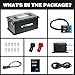 VATRER POWER 72V (70.4V) 105Ah Lithium Golf Cart Battery, Built-in 200A BMS, with Touch Monitor & Mobile APP, 4000+ Cycles LiFePO4 Battery, Max 14.08kW Power Output, Perfect for Golf Carts