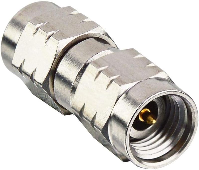 onelinkmore 2.92mm Precision Microwave Connector SMA Male Stainless Steel SMA Type Connector DC-40GHz 50Ohm Millimeter Connector Suit for Wireless Communication