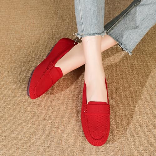 Image of feabtonbd Loafers for Women Comfortable Breathable ShoeCasual Slip On Womens Driving Flats Shoes