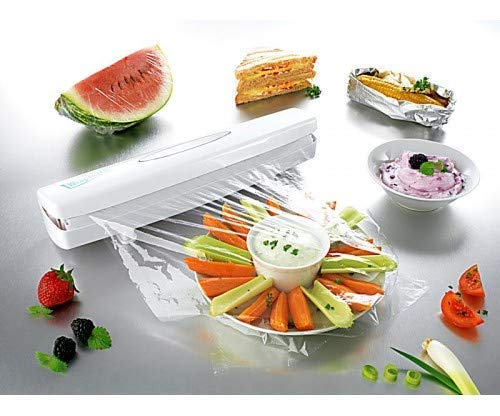 Ad Fresh Food Wrap Foil Cutter for Food Freshness Wraptastic Dispenser Preservative Unwinding Cutting Foil Wax Paper Wrap Organizer use for Kitchen Accessories