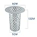 Stainless Steel Wire Mesh Filter Mesh Screen Strainer Barrel Flange Basket Filter Various Size (5x10cm(5mm))