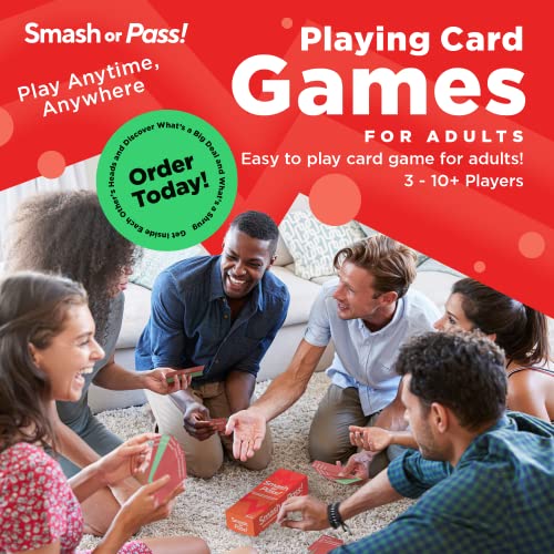 Bold. Smash Or Pass: The Hilarious Game Night Adult Card Game - 3-20 Players - Fun Card Games And Party Game For Adults - Perfect For Girls Night, Bachelorette Party, Or Strangers #TOP1