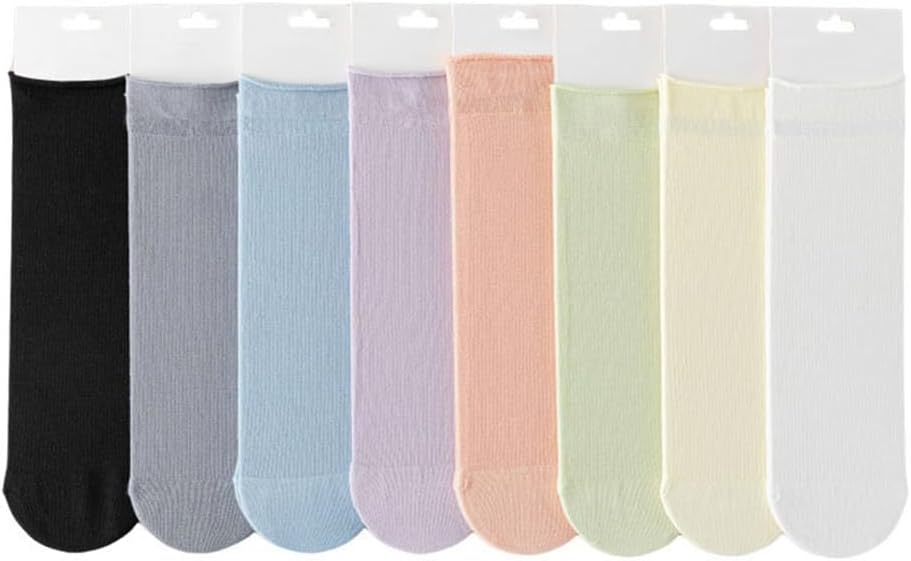Socks for Children with Mesh Curled Edges and Loose Necked Middle Tube for Sweat Absorption