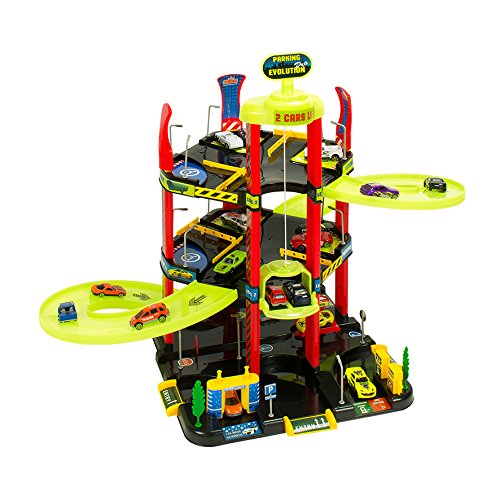 Muñecas Saica 4274 groot parkeerhuis met 3 niveaus