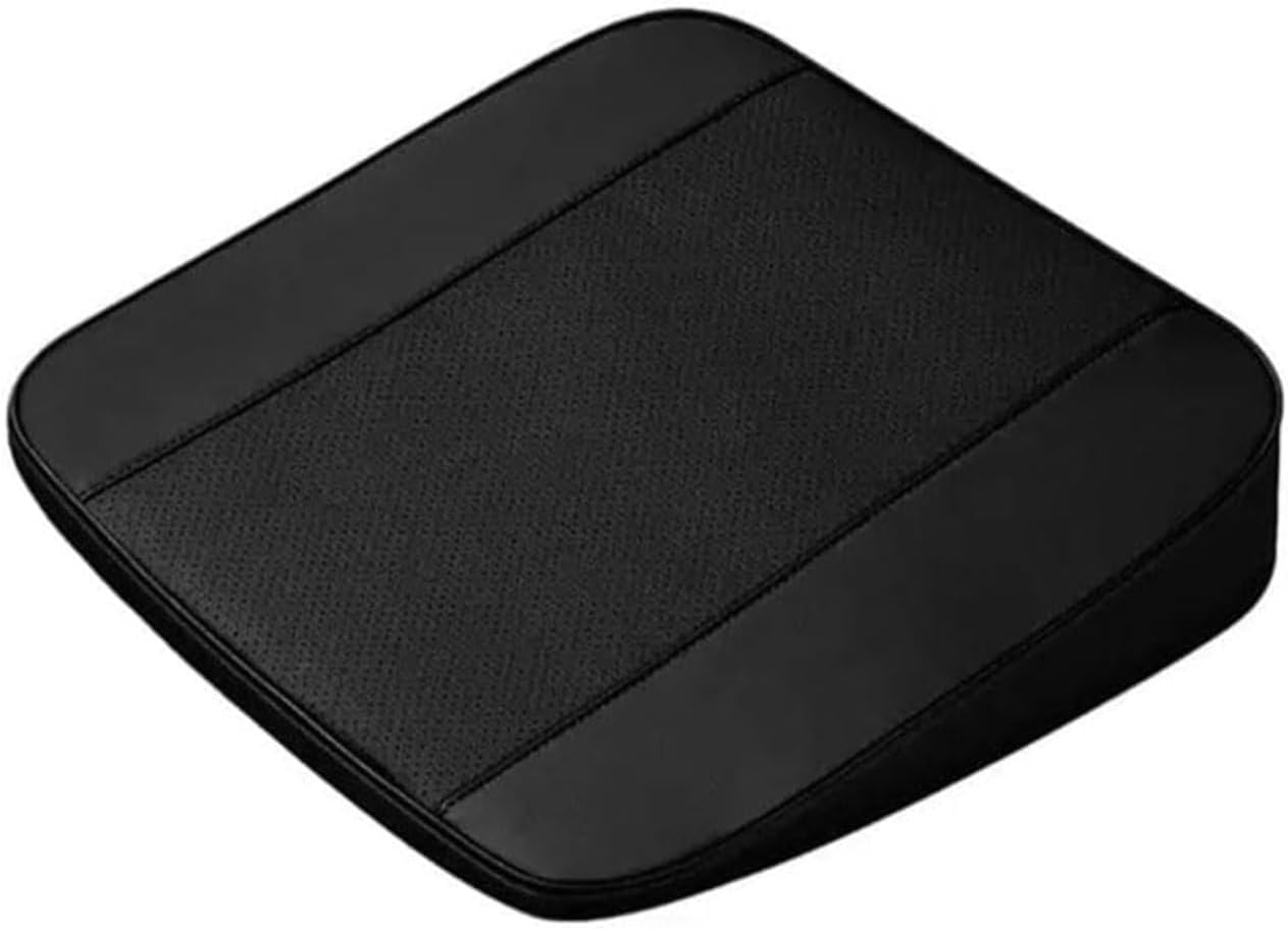 Memory Foam Car Seat Cushion for Tesla Model X(7seats) 2015-2023, Wedge Booster Lumbar Support Pad for Drivers Office with Non-Slip Base,Black-6cm product image