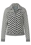 CECIL Damen Jacke im Boho-Style deep blue L