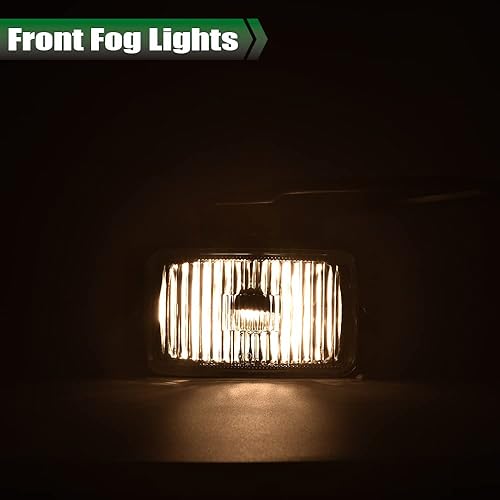 Miniatura 4 de GRAND ORANGE Luz antiniebla compatible con Chevy S10 1982-1997 y Chevy Blazer 1995-1997GMC Jimmy1988-1999 Chevy C1500 GMC C1500 GMC K1500 frontal LH