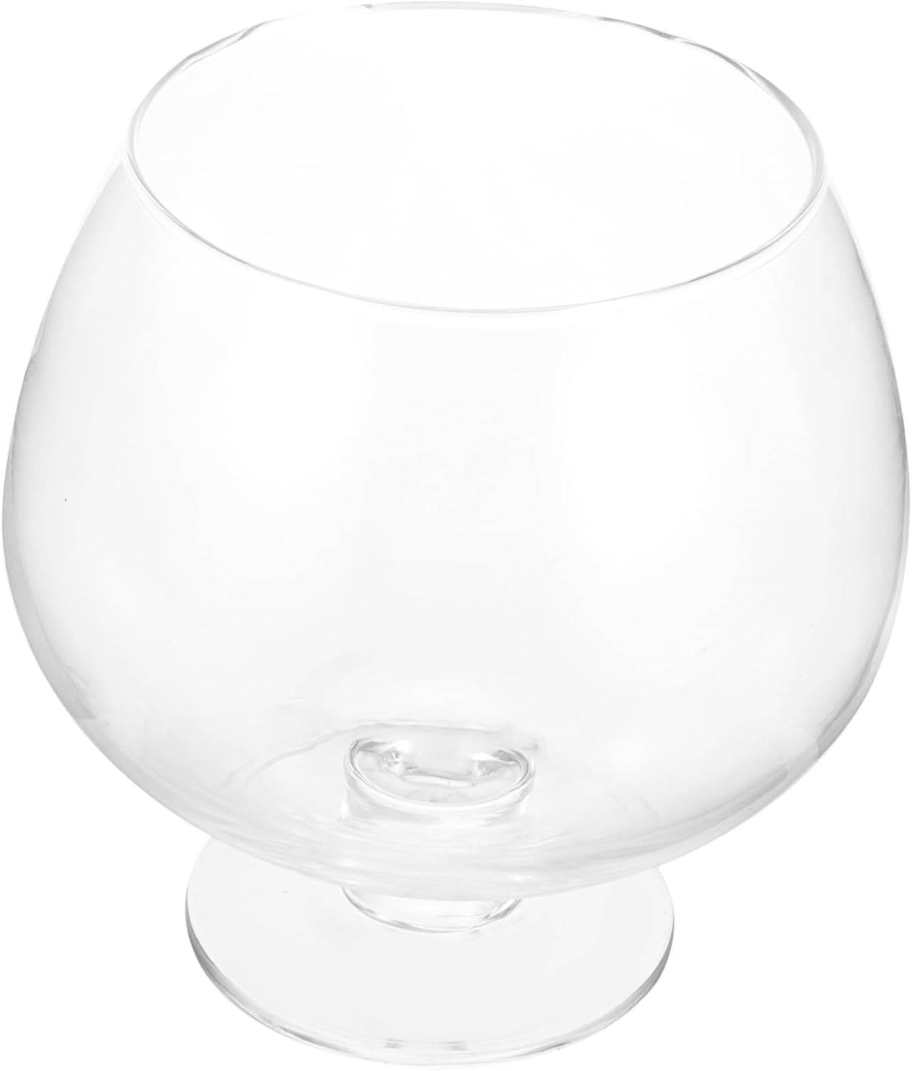 Unomor Creative Large Glass Goblet for Desserts Ice Cream and Salads Unique Footed Bowl for Restaurants and Parties Elegant Design to Enhance Dining Experience