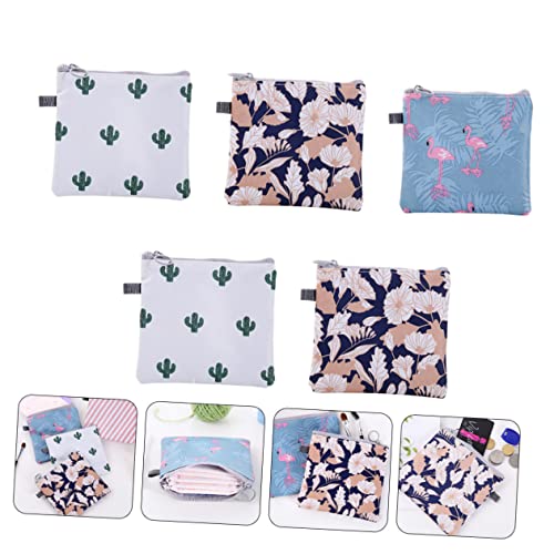 NIYANGLE 5 Pçs Saco De Armazenamento De Guardanapo Mudança Bolsa De Ombro Titular Almofada De Enferm