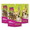 Fido - Belly Bones for Dogs, Yogurt Flavored Mini Dog Dental Treats - 21 Treats Per Pack, 3 Pack - for Small Dogs, Made in USA, Plaque & Tartar Control, Fresh Breath, Digestive Health Support