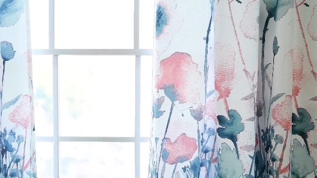 Amazon.com: Lush DÉCOR Zuri Flora Curtains Light Filtering Window
