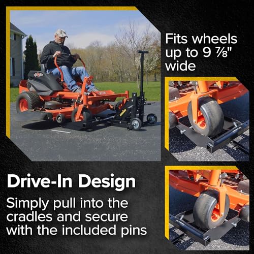 Zero Turn Lawn Mower Lift, Jack, 550 lb. Capacity, 27" H, Guardian - Image 6